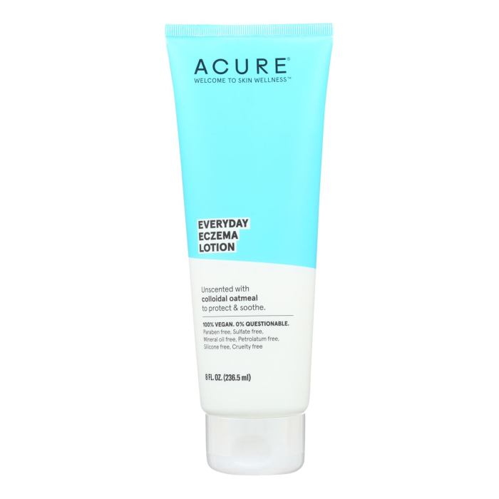 Acure – Lotion – Everyday Eczema – Unscented With Oatmeal – 8 Fl Oz. – QM Distributors